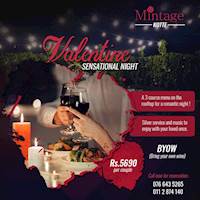 Valentine Sensational Night at Mintage Kotte