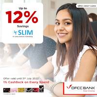  Get up to 12% savings on selected course fees at SLIM with DFCC Credit Cards!