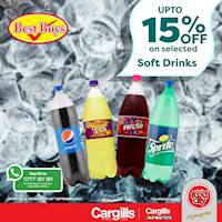 Up to 15% Off on selected Soft Drinks at Cargills Food City