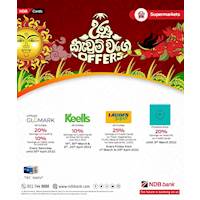 Special supermarket offers from NDB Cards
