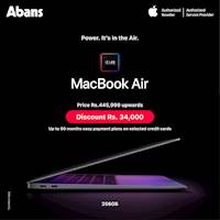 Save Rs. 34,000 at Abans with Macbook Air (M1) 