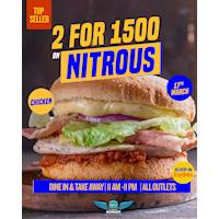 2 for 1500 on Nitrous at Street Burger