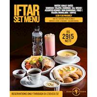 Iftar set menu at Arabian Knights