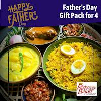 Father's day gift pack for 4 at Raja Bojun
