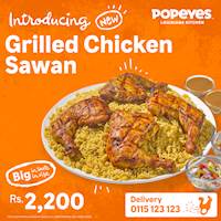 Introducing Grilled chicken Sawan at Popeyes