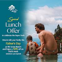 Special Lunch Offer at 98 Acres Resort and Spa