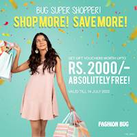 Get vouchers up to Rs. 2000 absolutely free at any Fashion Bug store!