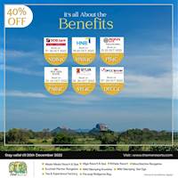Enjoy 40% OFF when you place your booking at any Theme Resorts & Spas with selected Bank cards