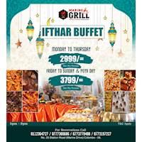 Celebrate the month of ramadhan with marine grill's special ifthar buffet 