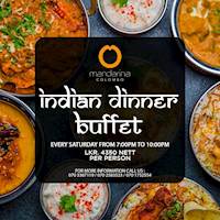 Indian Dinner Buffet at Mandarina Colombo