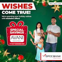 Enjoy SPECIAL SAVINGS at Avani Kalutara Resort with DFCC Credit Cards