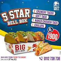 5 Star Bell Box from Taco Bell!