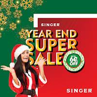 Year End Super Sale at Singer