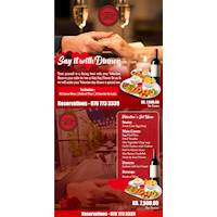 Oak Ray Flower Drum Special Valentine Dinner