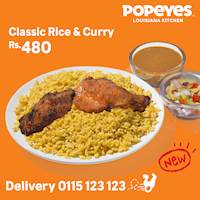 Classic Rice and curry for Rs. 480 at Popeyes