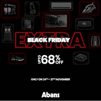 Enjoy EXTRA MASSIVE discounts of up to 68% on a wide range of products at Abans for this Black Friday