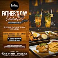 Treat your Dad to a delicious meal on Father's day at Darley