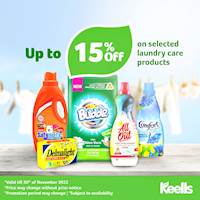 Enjoy great savings on your laundry care essentials at Keells