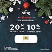 Up to 20% Off at Sting for BOC Cards 