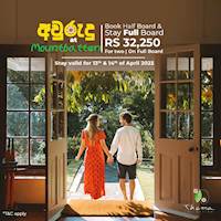 Pay Half Board and stay on Full Board at Mountbatten Bungalow