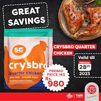Great savings on quarter chicken across Cargills FoodCity outlets islandwide