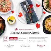 Dinner Buffet at Ramada Colombo for this valentines