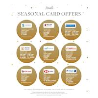 Seasonal Card offers at Arienti