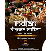 Indian Dinner Buffet at Mandarina Colombo