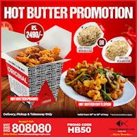Hot Butter Promotion at Chinese dragon Cafe