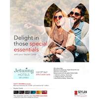 Get exclusive discounts at Jetwing Hotels with Seylan Cards