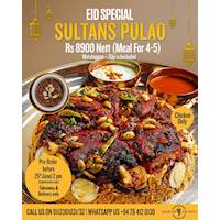 Eid Special Sultans Pulao at Arabian Knights