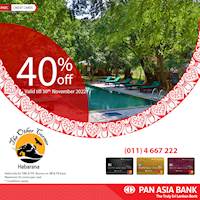 40% off at The Other Corner Resort for Pan Asia Bank Credit Cards
