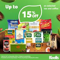 Keells has great deals on all your favourite tea and coffee products
