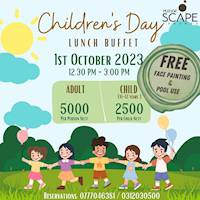 Children’s Day Lunch Buffet at Pledgescape