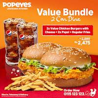 Value Bundle offer from Popeyes