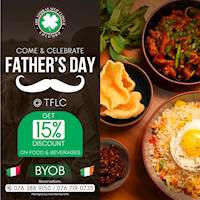 Come & Celebrate Father’s day at The Four Leafed Clover