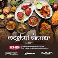 Moghul dinner buffet at Ramada Colombo