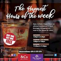 Happy Hour Schedule at The Steuart by Citrus