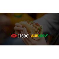  20% Off for bills above Rs.1,000 with HSBC Credit Cards at Subway