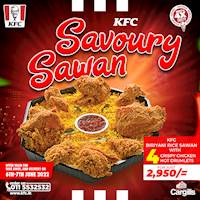 Enjoy Savoury Sawan for just Rs. Rs.2,950 at KFC!