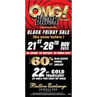 Black Friday Sale at Bullion Exchange Jewellers