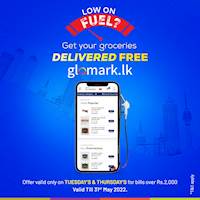 Shop online at www.glomark.lk on Tuesday & Thursday and get your groceries delivered to your doorstep FREE