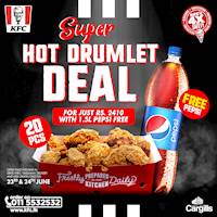 KFC SUPER HOT DRUMLET DEAL