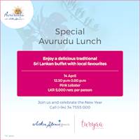 Special Avurudu Lunch at Turyaa Kalutara