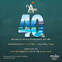 Flas Offer at Jetwing Hotels