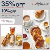 Exclusive Offer for DFCC Credit Card & Debit Card Holders at Delifrance