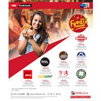 FOODIE TUESDAY with NDB Credit Cards!