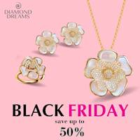 Save up to 50% on Exclusive Diamond & Pearl Jewellery this Black Friday