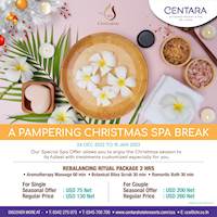 Seasonal Spa Package Offer at Centara Ceysands