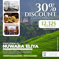 Book your stay at Araliya Green Hills hotel and enjoy a staycation amidst the misty mountains of Nuwara Eliya 